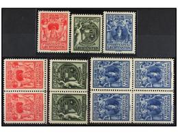 ** LIECHTENSTEIN. Yv.108/110. 1932. Five Sets, Never Hinged. LUXE. Yvert.850€. - Altri & Non Classificati