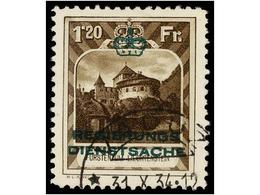 ° LIECHTENSTEIN. Mi.D 1A/4A, 7A/8A. 1932. Complete Set, Perf. 10 1/2. Fine In Used. Michel.793€. - Sonstige & Ohne Zuordnung