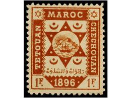 */(*) MARRUECOS: CORREO LOCAL. Yv.139/40, 142/45. TETUÁN A CHECHOUAN. Serie Sin El 20 Cts., Sellos De 40, 50 Cts. Y 1 Pt - Altri & Non Classificati