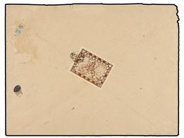 NEPAL. Mi.21. (1910 CA.). Envelope Franked With 2 Pi. Brown With Small Seal Cancellation. - Other & Unclassified