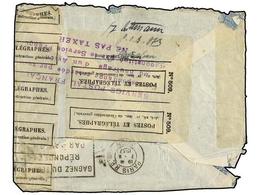 PALESTINA. 1937. JERUSALEM To AMSTERDAM. CRASH MAIL. Envelope Crashed At Phaleon Bay (Greece).Cachet SERVICE POSTAL FRAN - Altri & Non Classificati