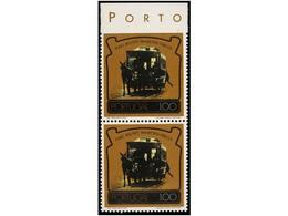 ** PORTUGAL. Af.1198. 1973. 1 Esc. Multicolor, Pareja Vertical MARGEN SUPERIOR SIN DENTAR. Muy Pocos Ejemplares Conocido - Otros & Sin Clasificación