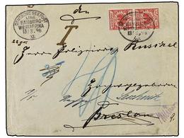 ANGOLA. 1896 (March 13). Cover Sent To Breslau From Loanda, Underpaid And Found To Be Double Rate (22 Grams In Manuscrip - Otros & Sin Clasificación