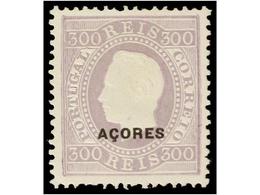 (*) PORTUGAL: AZORES. Yv.25, 26, 31. 1882-84. 80, 100 Y 300 Reis Sin Goma Dent. 13 1/2. Yvert.300€. - Sonstige & Ohne Zuordnung