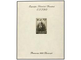 ** RUMANIA. Mi.Bk-1A. 1932. Souvenir Sheet SPECIAL PRINTING On Thick Paper. Special Edition Made By Order Of King Carol  - Sonstige & Ohne Zuordnung
