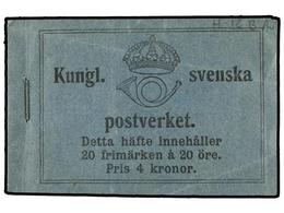 SUECIA. Fa.H-12BR. 1920. CARNET De 4 Kr., 20 X 20 Ore (Fa. 15.000 Kr.). - Other & Unclassified