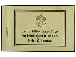 SUECIA. Fa.15Ba. 1922. CARNET De 2 Kr., 20 X 10 Ore. (Fa. 4.500 Kr.). - Otros & Sin Clasificación