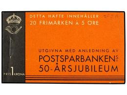 SUECIA. Fa.H-25IR. 1933. CARNET De 1 Kr., 20 X 5 Ore. (Fa. 7.000 Kr.). - Andere & Zonder Classificatie