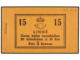 SUECIA. Fa.H-41ABCO. 1939. CARNET De 3 Kr., 20 X 15 Ore. (Fa. 17.000 Kr.). - Andere & Zonder Classificatie