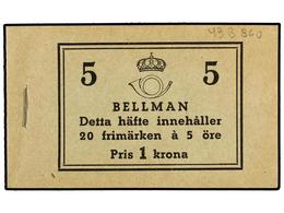 SUECIA. Fa.H-43BBCO. 1940. CARNET De 1 Kr., 20 X 5 Ore. (Fa. 7.000 Kr.). - Andere & Zonder Classificatie