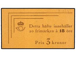 SUECIA. Fa.H-52b. 1940. CARNET De 3 Kr., 20 X 15 Ore. (Fa. 4.200 Kr.). - Sonstige & Ohne Zuordnung