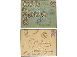 SUIZA. 1879-97. Six Covers With POSTAGE DUE Stamps. - Andere & Zonder Classificatie