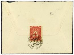 TURQUIA. 1905. Internal Envelope To Constantinople Franked, On Reverse, 20 Paras Red 'Tughra' Tied By Double BURGA ADASI - Other & Unclassified