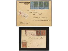 VENEZUELA. 1921-26. Conjunto De 5 Cartas Circuladas Por Correo Certificado. - Other & Unclassified