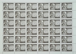 USSR Russia 1986 Sheet 90th Birth Anniversary A.G. Novikov Composer Music Musician People Writer Stamps MNH Michel 5655 - Feuilles Complètes