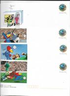 Lot 4 Entiers Postaux France 98 Football Neufs - Collections & Lots: Stationery & PAP