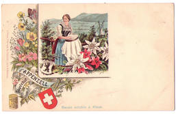 6331 - Appenzell ( A.R.I. ) Suisse - Souvenir D'Appenzell - Publicité : Cacao Soluble J. Klauss - - AI Appenzell Innerrhoden