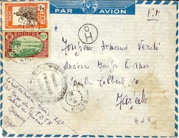 1941- Lettre De NIAMEY ,par Avion, En F M, Affr. Avion à 2,50 F.  Censure  H 0 - Brieven En Documenten