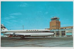 NY Utica Oneida County Airport Mohawk Airlines Postcard - Utica