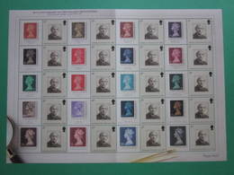 2007 ROYAL MAIL THE 40th ANNIVERSARY OF THE FIRST MACHIN DEFINITIVES GENERIC SMILERS SHEET. #SS0043 - Smilers Sheets