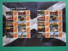 2007 ROYAL MAIL GLORIOUS SCOTLAND GENERIC SMILERS SHEET. #SS0047 - Personalisierte Briefmarken