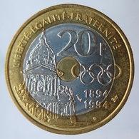 F40502.1 - FRANCE - 20 Francs Pierre De Coubertin - 1994 - 20 Francs