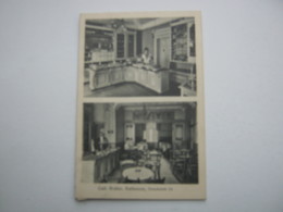 RATHENOW , Cafe Walter,  Seltene Karte Um 1911 Mit Marke + Stempel - Rathenow