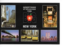 NEW YORK CITY/ GREETINGS From The Big Apple / Multivues -5-   / CPM  N° SP 160  écrite Non Datée  / TBE - Panoramic Views