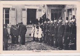 (43) SAUGUES (Visite De Notables Chez) LES POMPIERS - Sapeurs-Pompiers