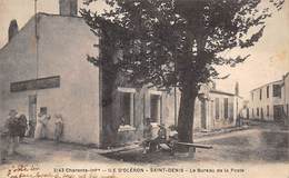 Ile D'Oléron.    St Denis D'Oléron        17      Le Bureau De Poste. Boite A Lettres        (voir Scan) - Ile D'Oléron