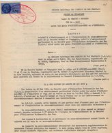 Delcampe - VP16.422 -TOURS - Acte & Plan 1963 - Entre La Sté S.N.C.F & La Sté RATEAU à AUBIGNY SUR NERE - Ligne De BEAUNE à BOURGES - Documents Historiques