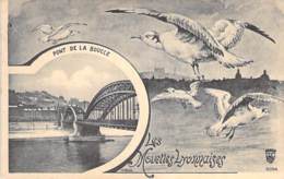 69 - LYON : Illustration " LES MOUETTES LYONNAISES " - Pont De La Boucle - CPA - Rhône - Other & Unclassified