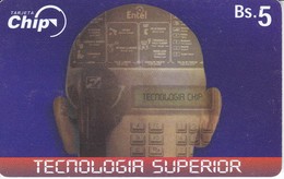 TARJETA CON CHIP DE BOLIVIA DE TECNOLOGIA SUPERIOR CADUCIDAD 31/12/2003 (DETRAS GRIS FUERTE) - Bolivien