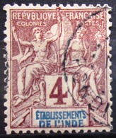 INDE                  N° 3                    OBLITERE - Used Stamps