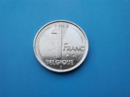 BELGIQUE   1 Franc  1998   -- SUP -- - 1 Franc