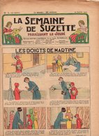 La Semaine De Suzette N°7 Les Doigts De Martine - Petite étoile - Le Trousseau De Bleuette Sa Combinaison Brodée De 1933 - La Semaine De Suzette