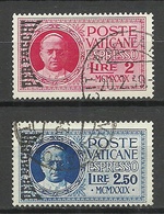 VATICAN Vatikan 1931 Packet Stamps Michel 14 - 15 Eilmarken Espresso Per Pacchi Pope Papst O - Pacchi Postali