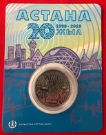 Kazakhstan 100 Tenge 2018 "20 Years Of Astana" CoinCard UNC - Kazajstán