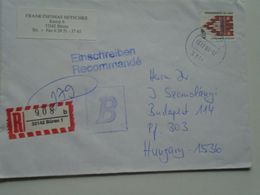 D169877 Germany  Reigstered Cover  Einschreiben 1994 BÜREN - Brieven En Documenten
