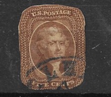 USA  RARE     N° 6   Oblitéré à Saisir En L'état Voir Scans Braderie Classiques Du Monde  - Used Stamps