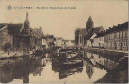 Delcampe - Audenarde    -    L'Escaut Et L'Eglise N.D. De Pamele - Oudenaarde