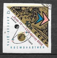 Delcampe - Russie  N° 3088 Et 3089  Se Tenant Non Dentelés    Espace   Oblitérés  B/TB - Europa