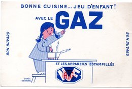 Buvard Bonne Cuisine Avec Le Gaz Et Les Appareils Estampillés NF. - G