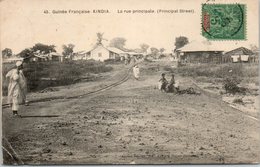 AFRIQUE -- GUINEE FRANCAISE - Kindia - La Rue Principale - état - Guinée Française