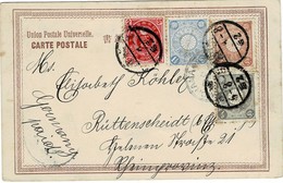 1902, Mixed Franking! , 4 Colors,  A2821 - Storia Postale