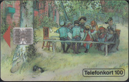 Schweden Chip 029 (60103/011) Art: Carl Larssons: Breakfast - Stockholm Museum 1/3 - SC7 - 100 Units - C33141202 - Schweden