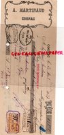 16- COGNAC - RARE TRAITE  A. MARTINAUD -CARTES POSTALES BROMURES PATOIS- IMPRIMERIE CARTE POSTALE-  1927 - Stamperia & Cartoleria