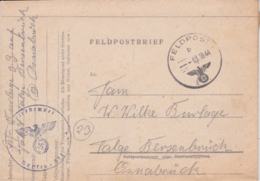 German Feldpost WW2: From A Marschbataillon In Budapest, Hungary P/m 3.10.1944 - Extracht From Letter: Just - Militaria