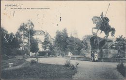 D-32052 Herford - Wilhelmsplatz Mit Wittekindbrunnen  - Old Stamp - Herford