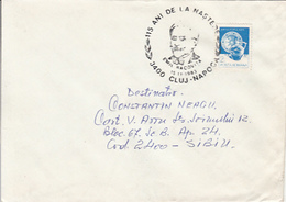 EMIL RACOVITA SPECIAL POSTMARK ON COVER, POTTERYSTAMP, 1983, ROMANIA - Covers & Documents